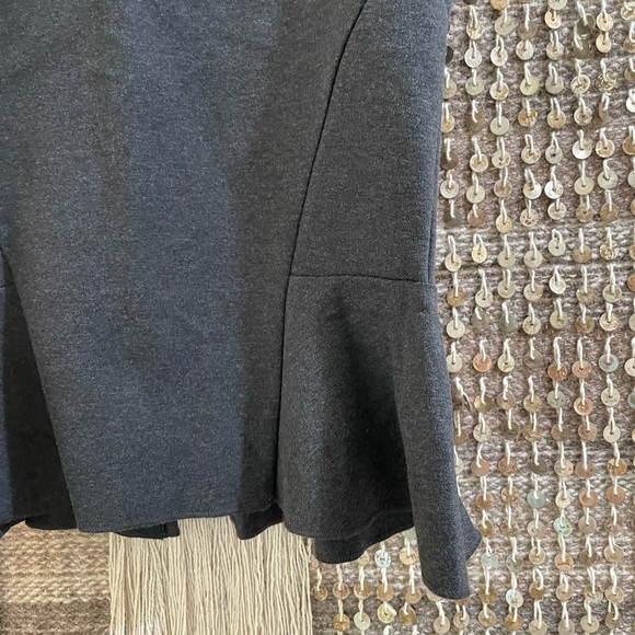 🩶 NWT J Crew ponte top charcoal gray sz XS 🩶 - Picture 4 of 9